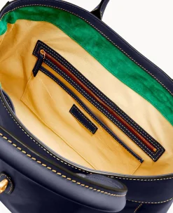 Dooney & Bourke The Florentine Collection|Ready For the Getaway<Florentine Large Amelie Shoulder Bag Navy