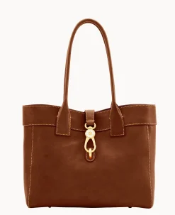 Dooney & Bourke The Florentine Collection|Ready For the Getaway<Florentine Large Amelie Shoulder Bag Chestnut
