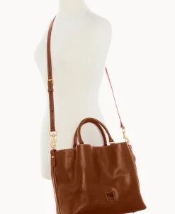Dooney & Bourke The Florentine Collection|Picnic in the Park<Florentine Large Barlow Chestnut