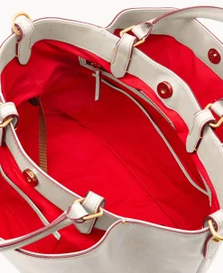 Dooney & Bourke The Florentine Collection|Picnic in the Park<Florentine Large Barlow Ecru