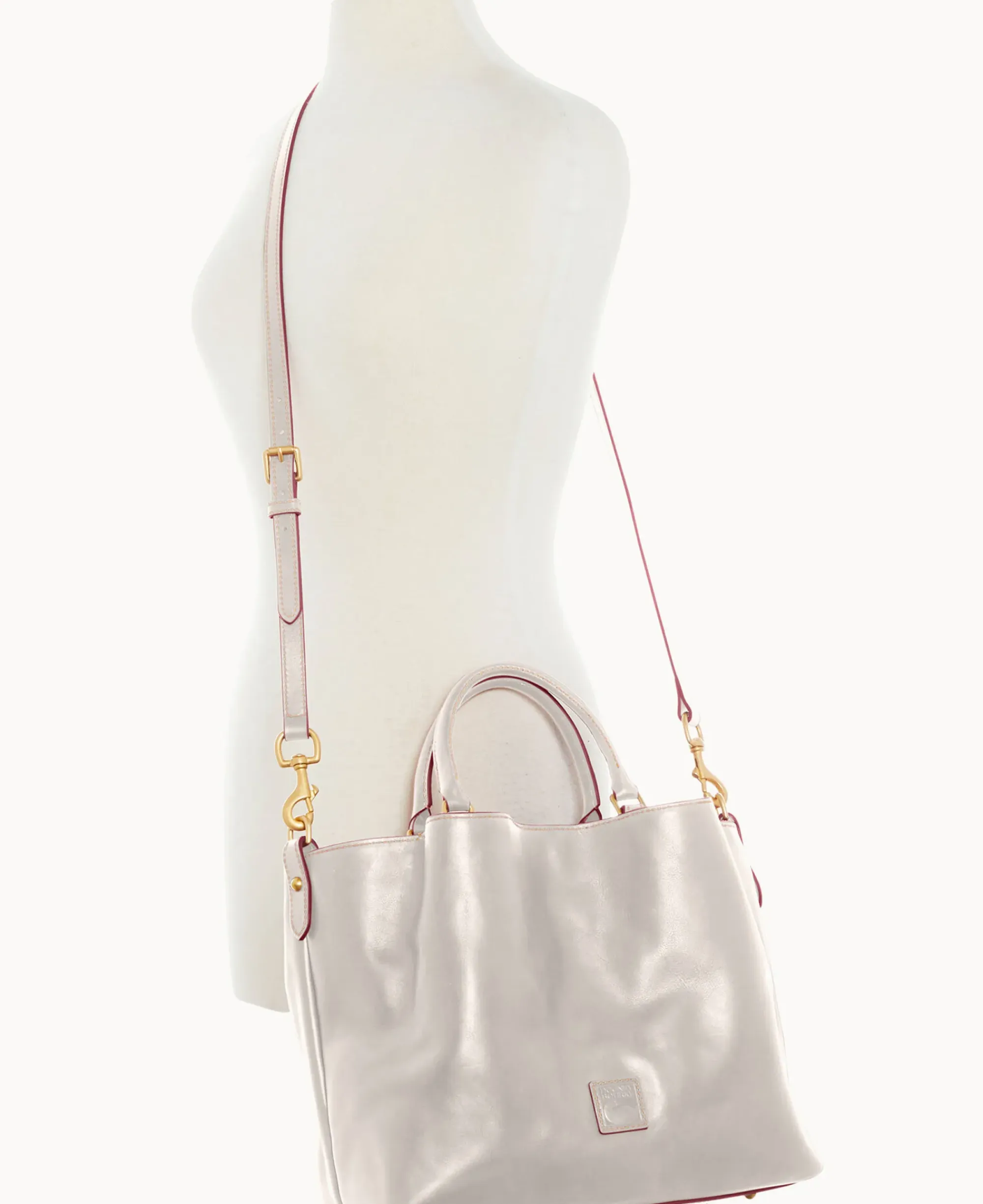 Dooney & Bourke The Florentine Collection|Picnic in the Park<Florentine Large Barlow Ecru