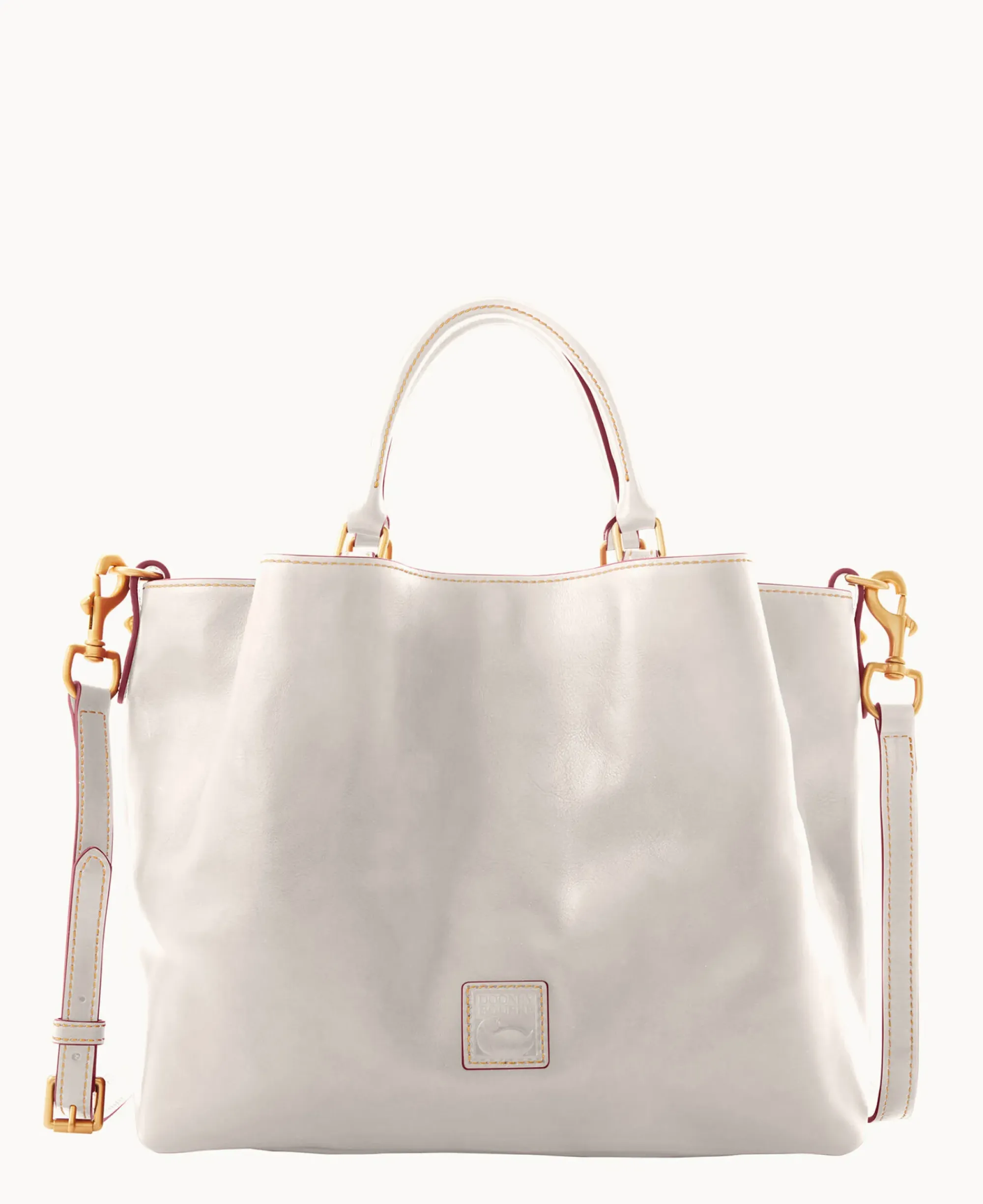 Dooney & Bourke The Florentine Collection|Picnic in the Park<Florentine Large Barlow Ecru