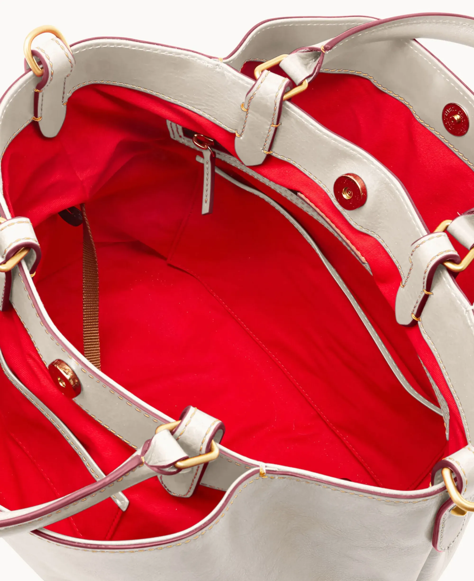 Dooney & Bourke The Florentine Collection|Picnic in the Park<Florentine Large Barlow Ecru
