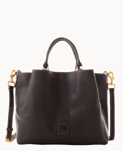 Dooney & Bourke The Florentine Collection|Picnic in the Park<Florentine Large Barlow Black Black