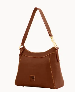 Dooney & Bourke The Florentine Collection|Ready For the Getaway<Florentine Large Cassidy Hobo Chestnut