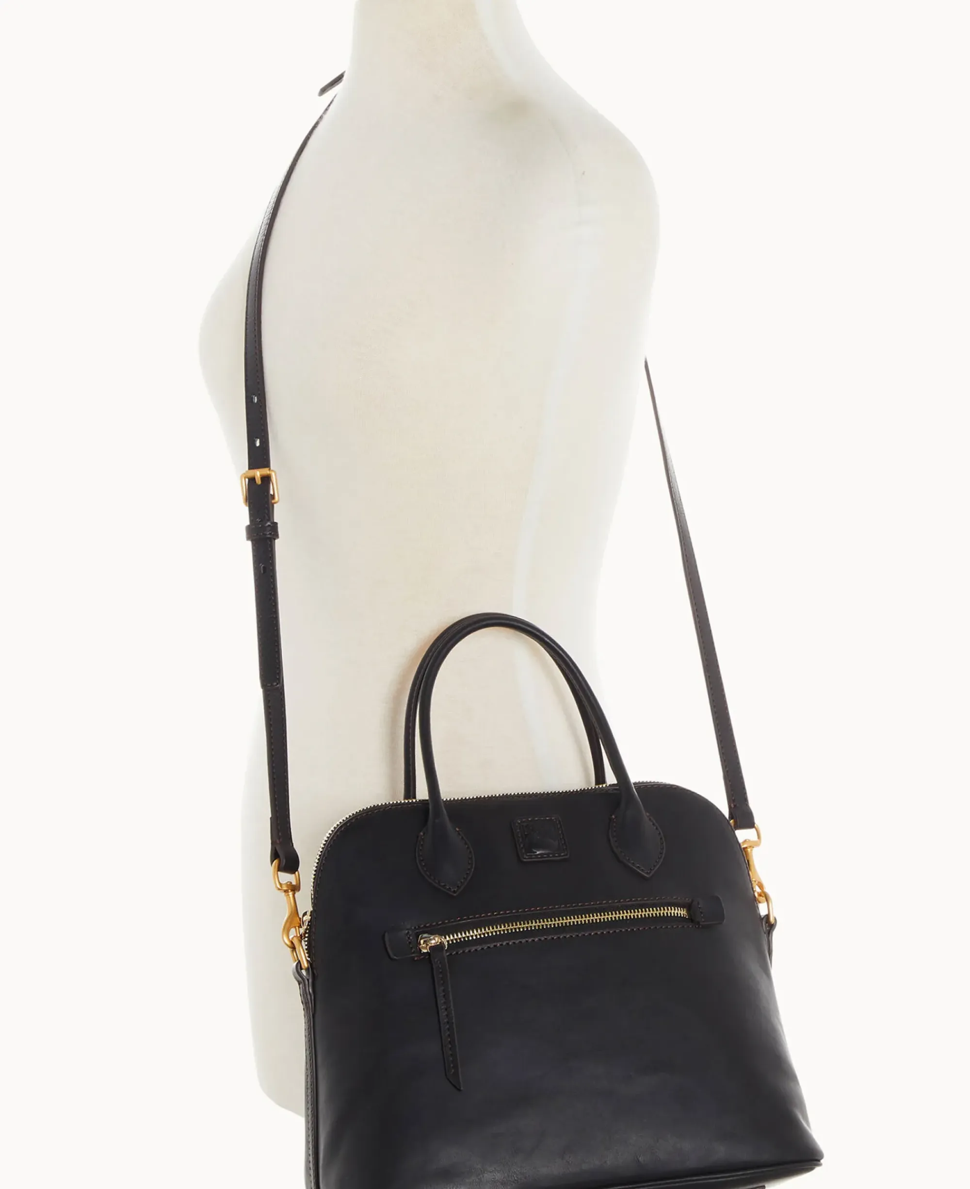 Dooney & Bourke The Florentine Collection|Picnic in the Park<Florentine Large Domed Satchel Black Black