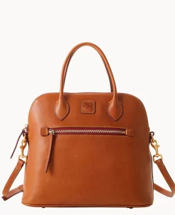 Dooney & Bourke The Florentine Collection|Picnic in the Park<Florentine Large Domed Satchel Natural