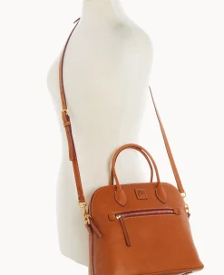 Dooney & Bourke The Florentine Collection|Picnic in the Park<Florentine Large Domed Satchel Natural