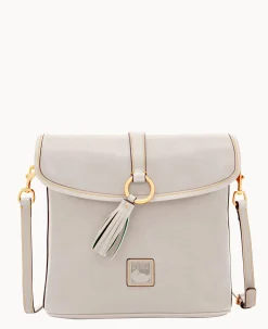 Dooney & Bourke The Florentine Collection|Smooth Leather<Florentine Large Dottie Crossbody Ecru