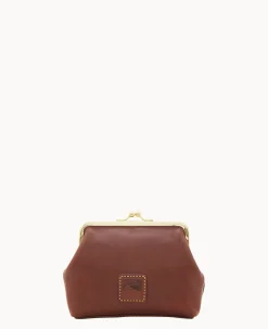 Dooney & Bourke The Florentine Collection|Grab and Go<Florentine Large Framed Purse Chestnut