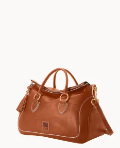 Dooney & Bourke The Florentine Collection|Smooth Leather<Florentine Large Satchel Natural