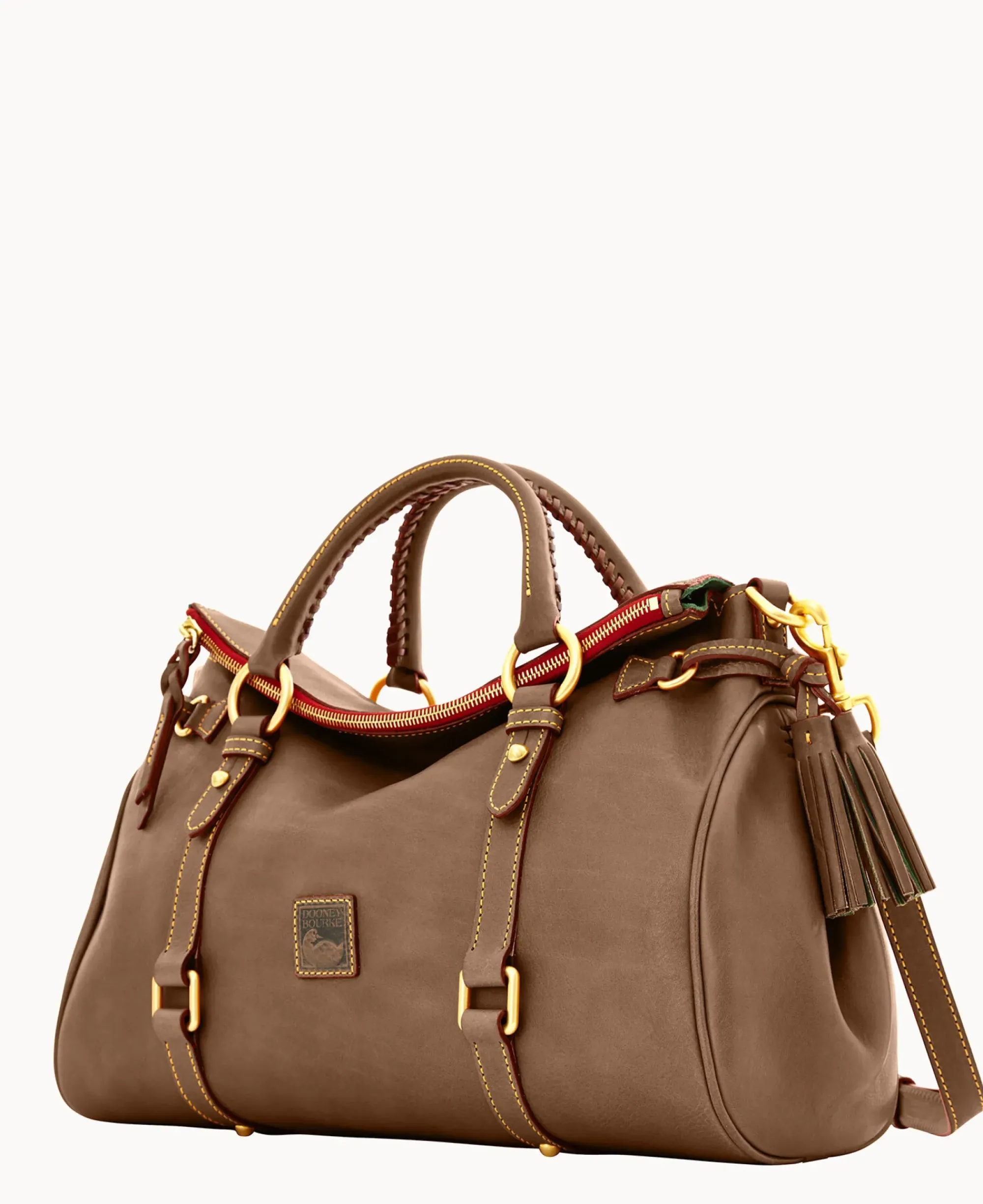 Dooney & Bourke The Florentine Collection|Ready For the Getaway<Florentine Large Satchel Elephant