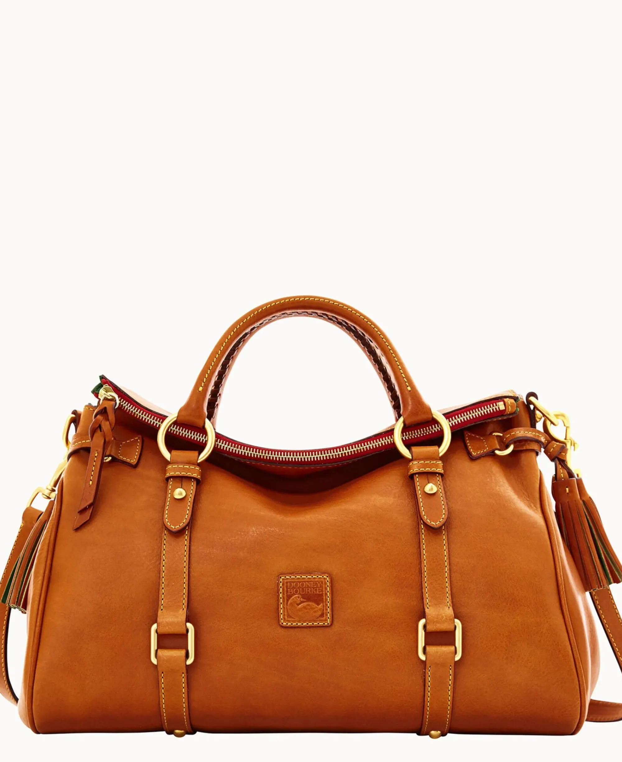Dooney & Bourke The Florentine Collection|Ready For the Getaway<Florentine Large Satchel Natural