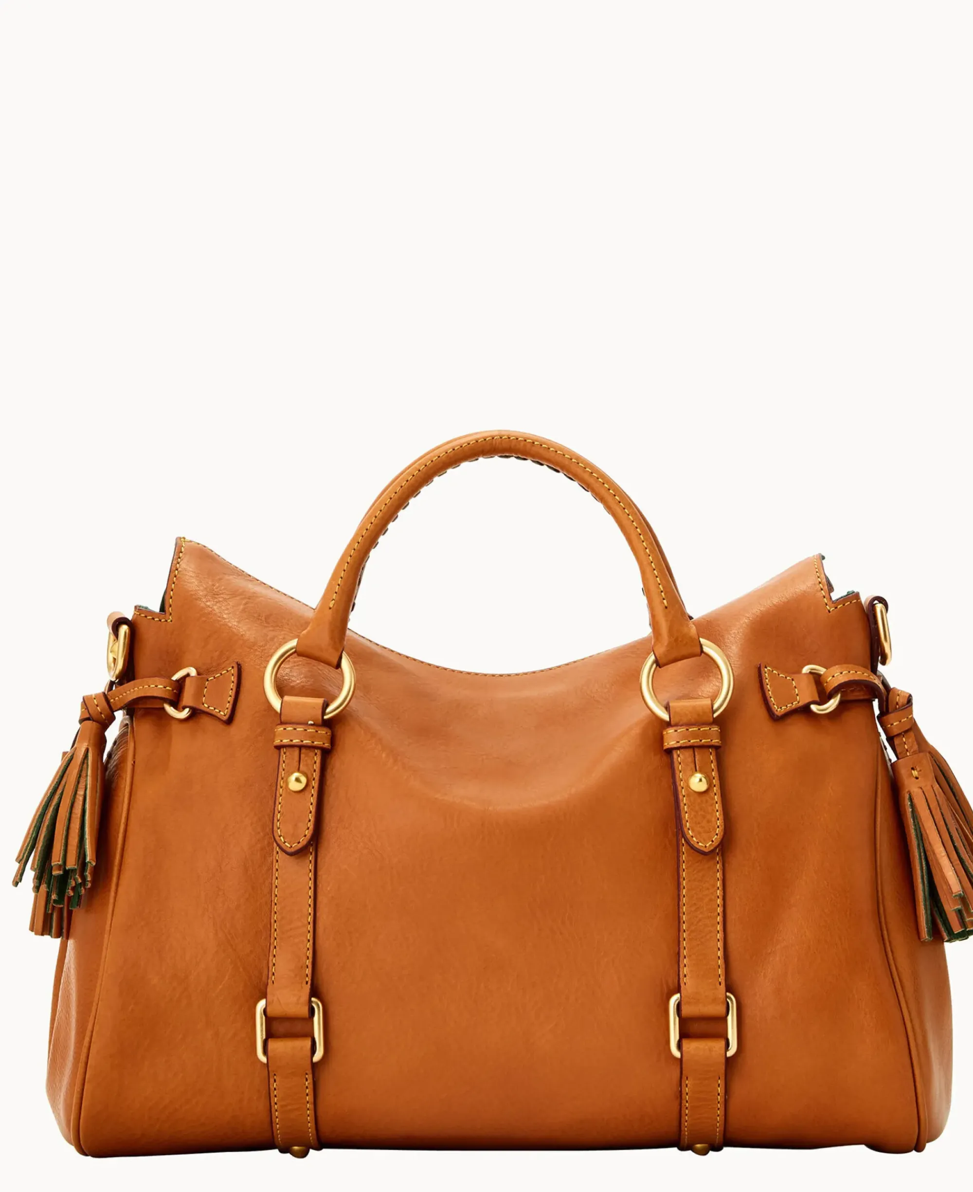 Dooney & Bourke The Florentine Collection|Ready For the Getaway<Florentine Large Satchel Natural