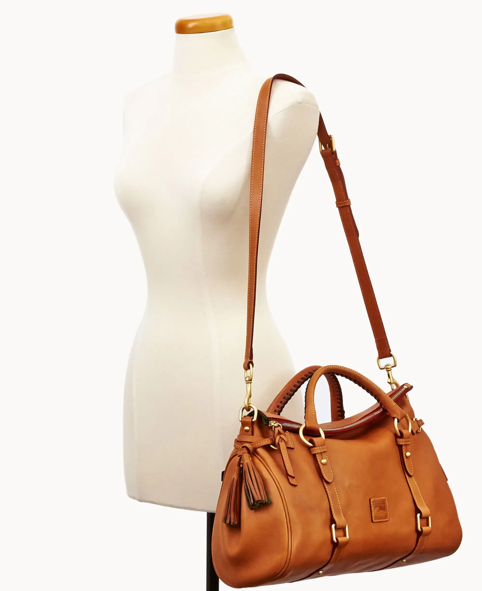 Dooney & Bourke The Florentine Collection|Ready For the Getaway<Florentine Large Satchel Natural