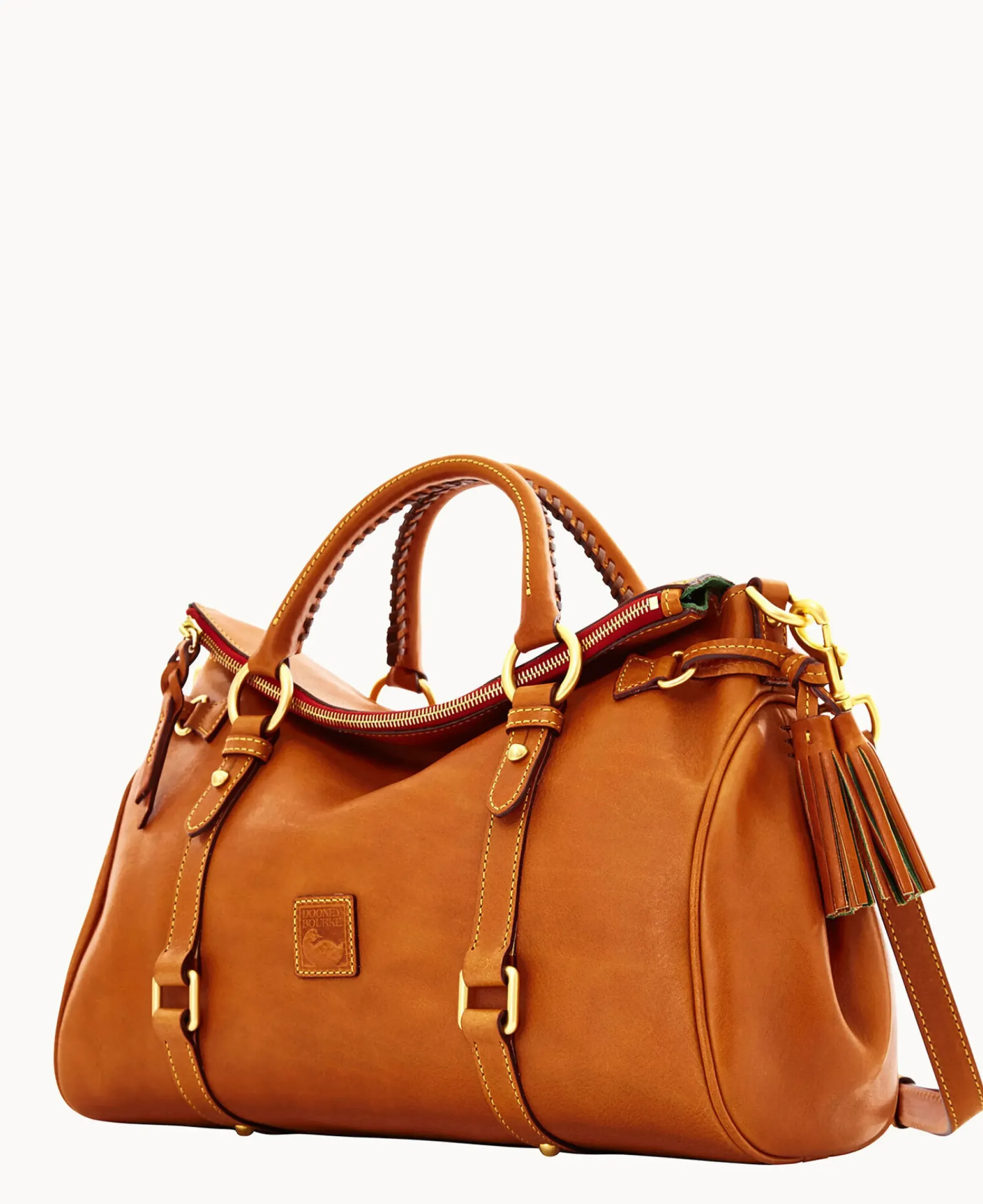 Dooney & Bourke The Florentine Collection|Ready For the Getaway<Florentine Large Satchel Natural