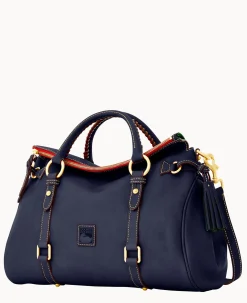 Dooney & Bourke The Florentine Collection|Ready For the Getaway<Florentine Large Satchel Navy