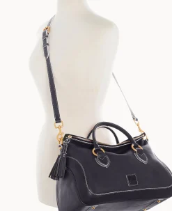 Dooney & Bourke The Florentine Collection|Smooth Leather<Florentine Large Satchel Navy