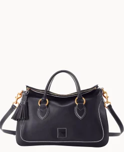 Dooney & Bourke The Florentine Collection|Smooth Leather<Florentine Large Satchel Navy