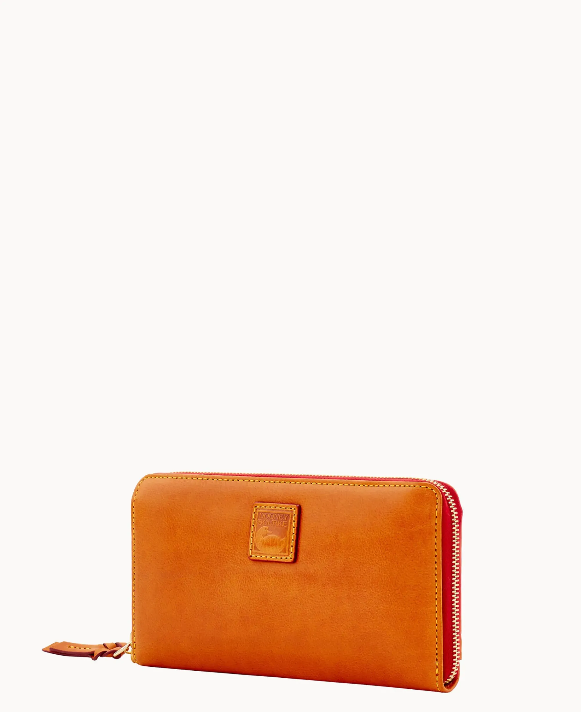 Dooney & Bourke The Florentine Collection|Grab and Go<Florentine Large Zip Around Wristlet Natural