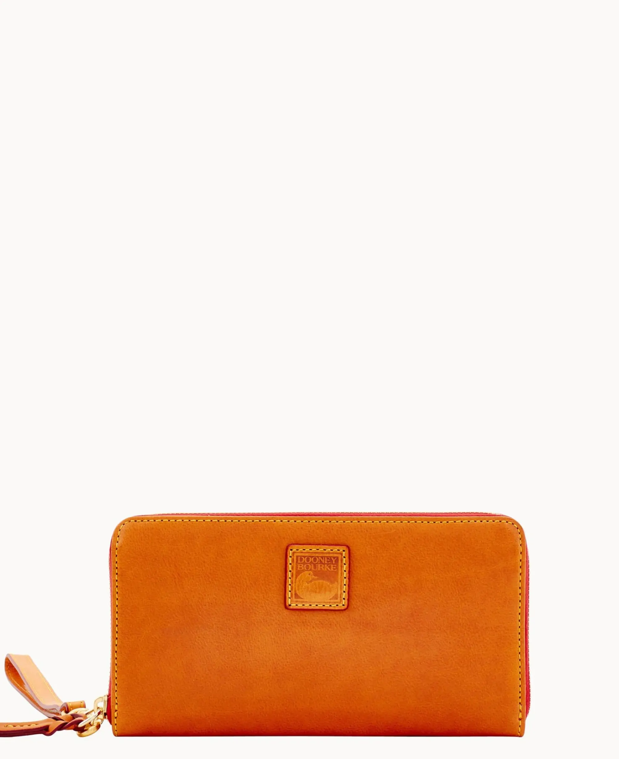 Dooney & Bourke The Florentine Collection|Grab and Go<Florentine Large Zip Around Wristlet Natural