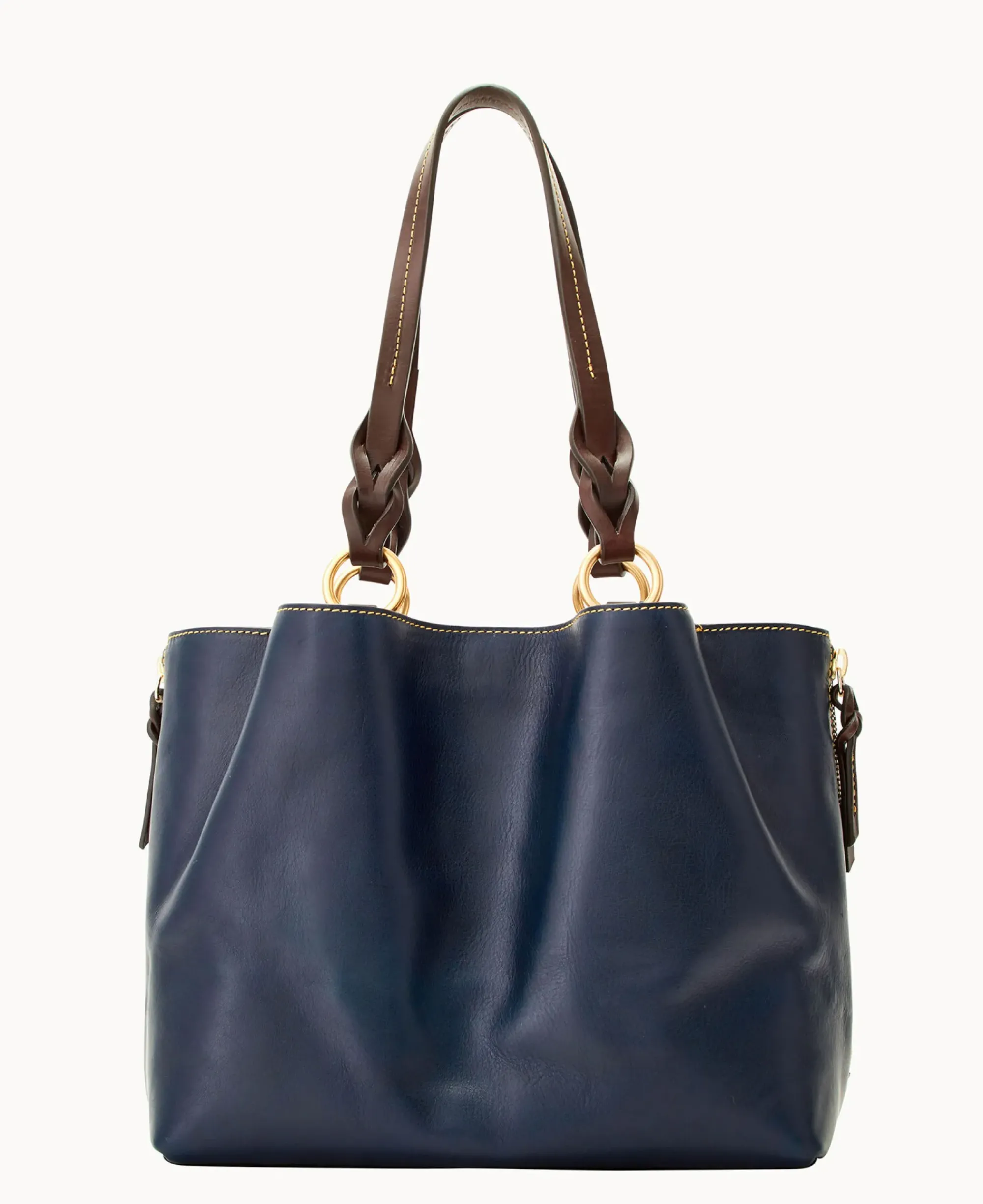 Dooney & Bourke The Florentine Collection|Picnic in the Park<Florentine Large Zip Barlow Navy
