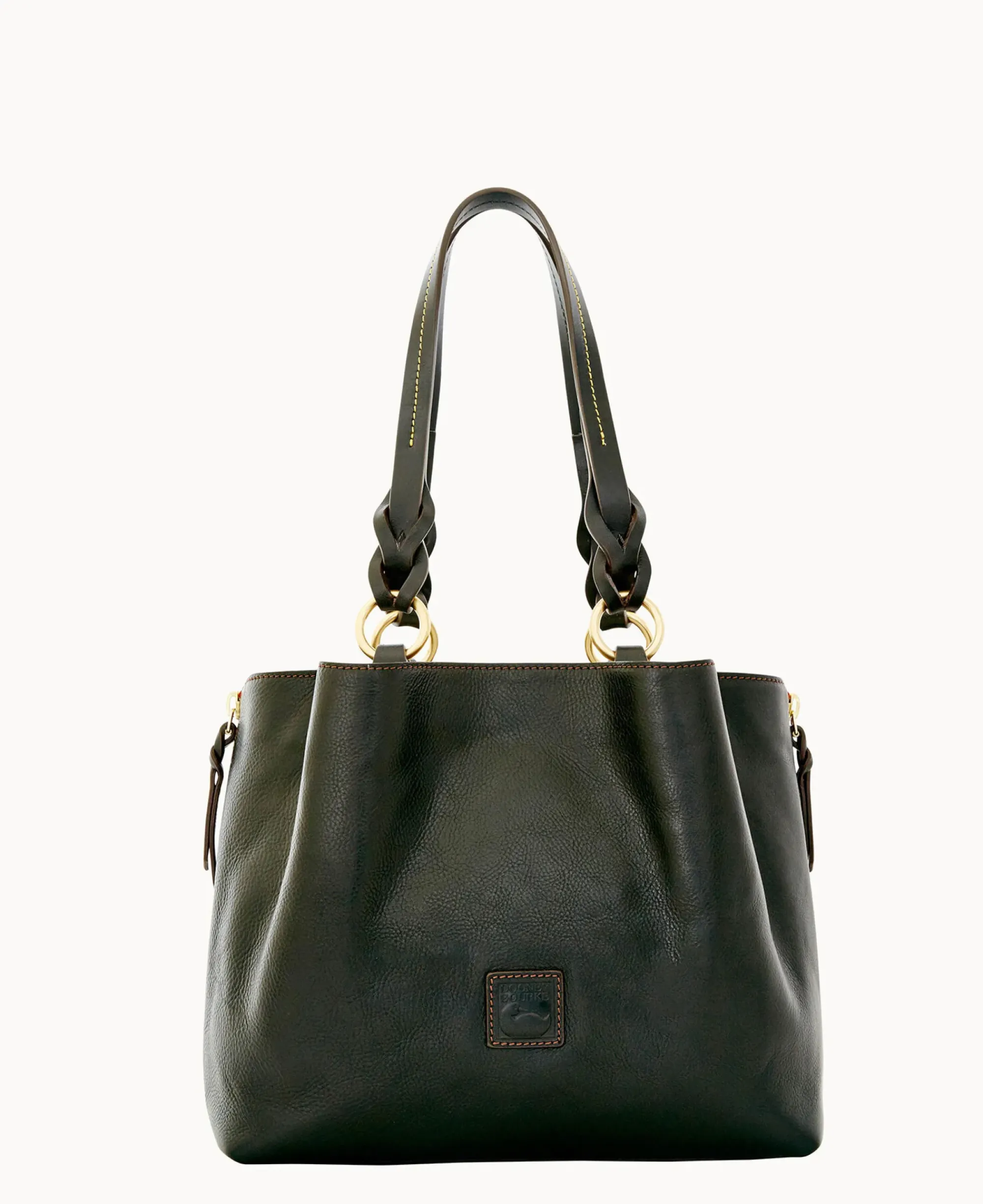 Dooney & Bourke The Florentine Collection|Picnic in the Park<Florentine Large Zip Barlow Black Black