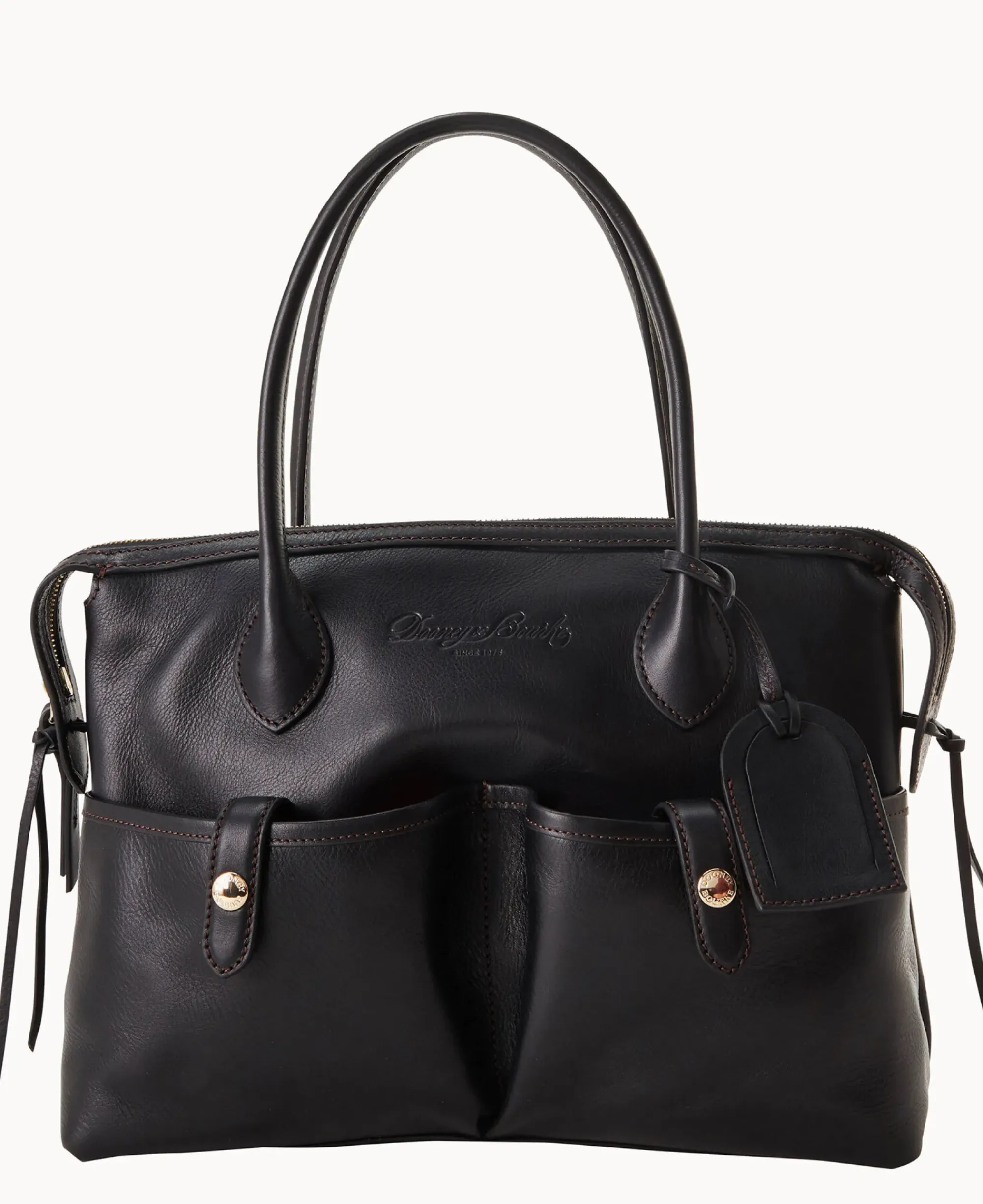 Dooney & Bourke The Florentine Collection|Picnic in the Park<Florentine Medium East West Satchel Black