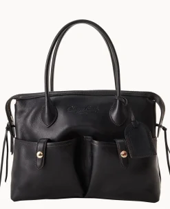 Dooney & Bourke The Florentine Collection|Picnic in the Park<Florentine Medium East West Satchel Black