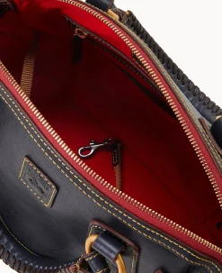 Dooney & Bourke The Florentine Collection|Picnic in the Park<Florentine Medium Mail Satchel Navy
