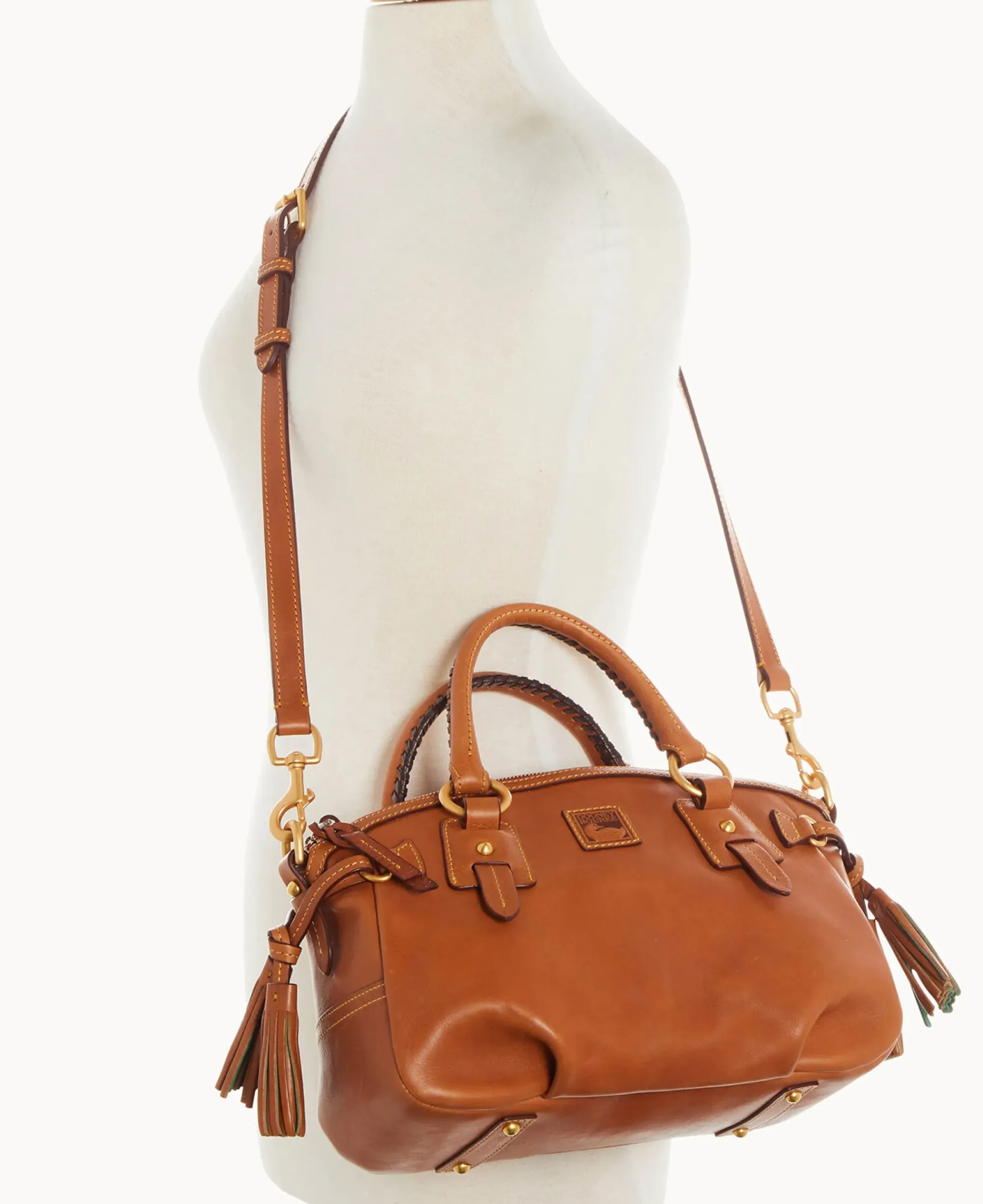 Dooney & Bourke The Florentine Collection|Picnic in the Park<Florentine Medium Mail Satchel Natural
