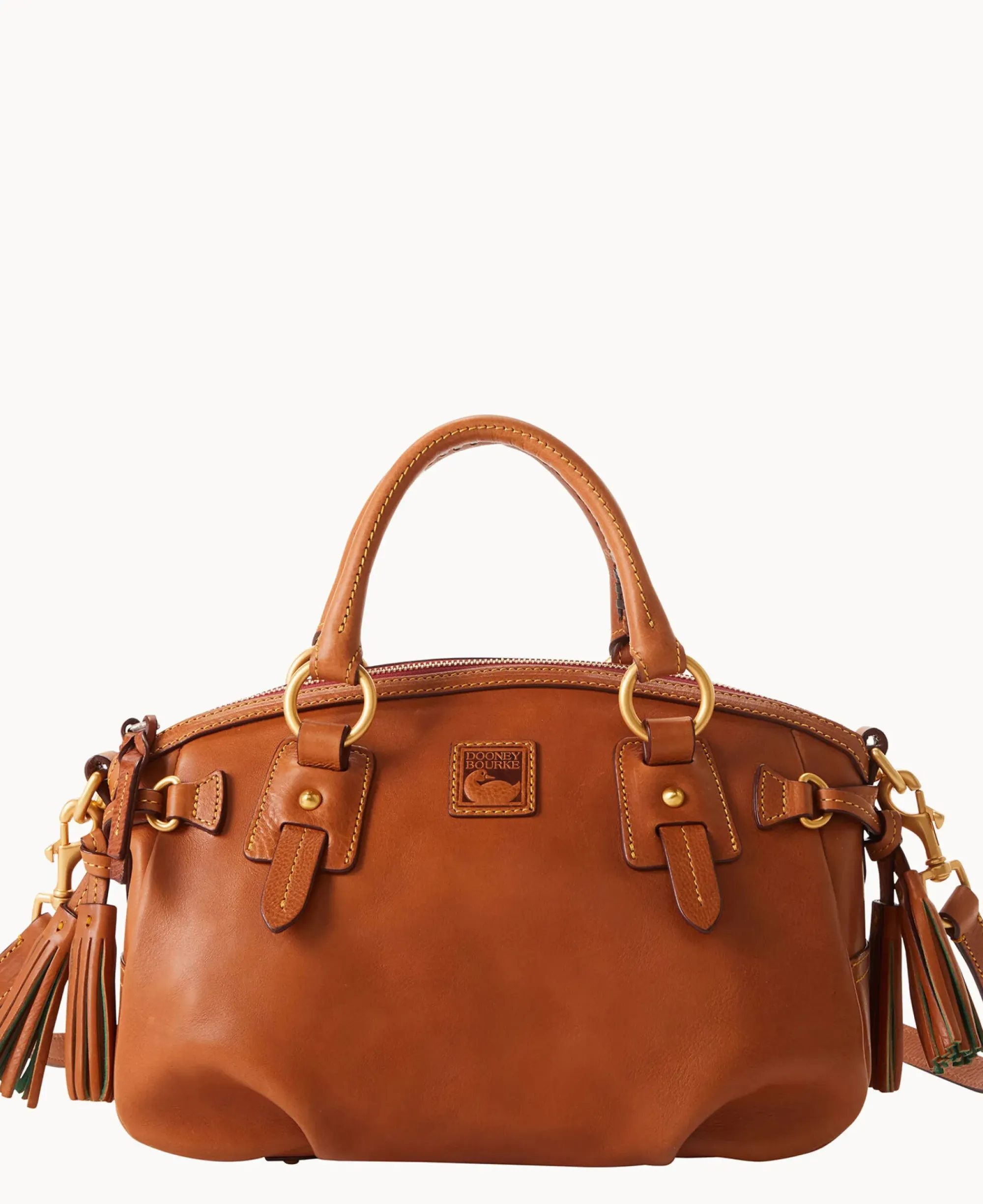 Dooney & Bourke The Florentine Collection|Picnic in the Park<Florentine Medium Mail Satchel Natural