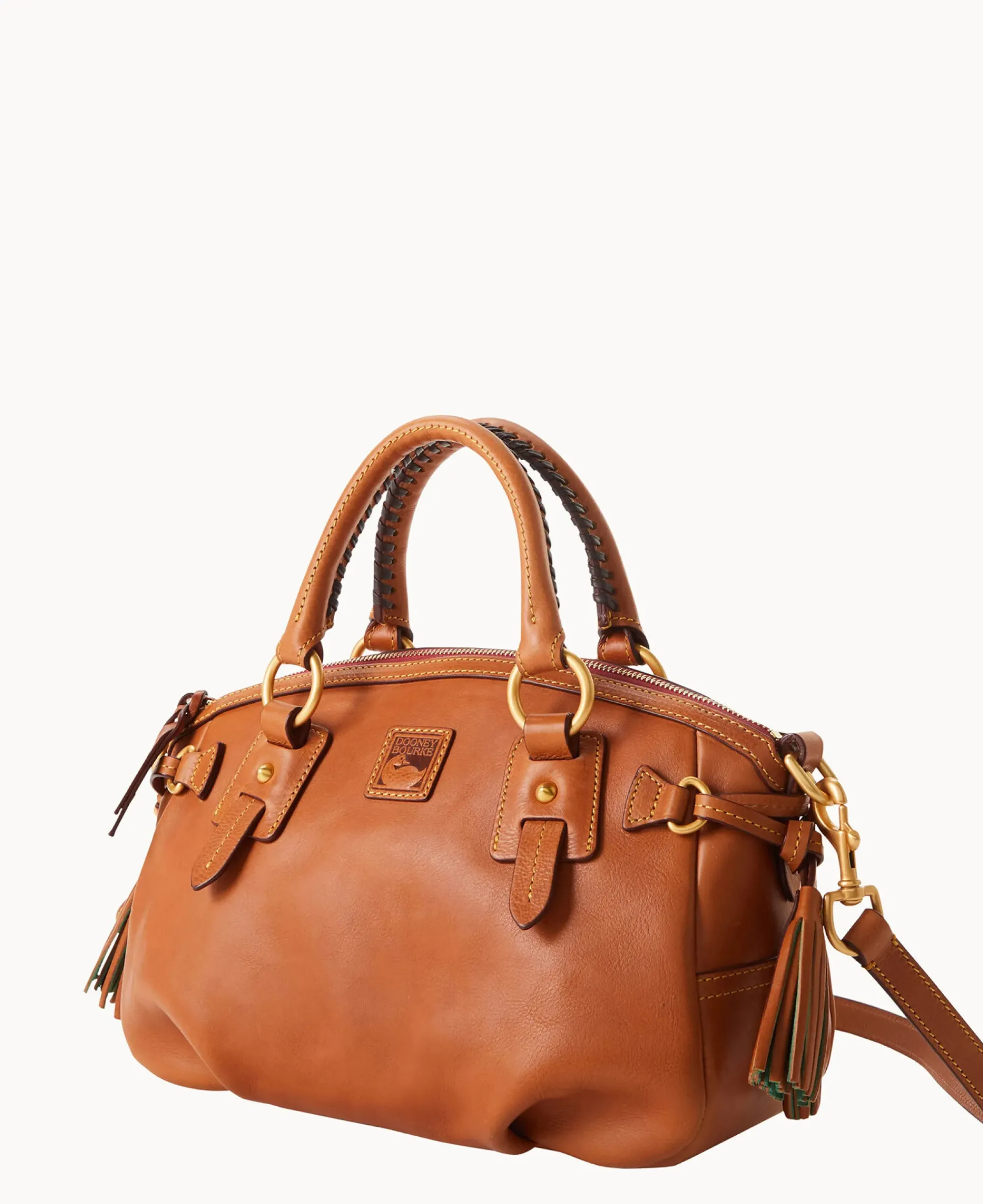 Dooney & Bourke The Florentine Collection|Picnic in the Park<Florentine Medium Mail Satchel Natural