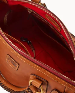 Dooney & Bourke The Florentine Collection|Picnic in the Park<Florentine Medium Mail Satchel Natural