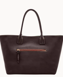 Dooney & Bourke The Florentine Collection|Picnic in the Park<Florentine Medium Russel Bag Brown Tmoro