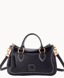 Dooney & Bourke The Florentine Collection|Smooth Leather<Florentine Medium Satchel Navy