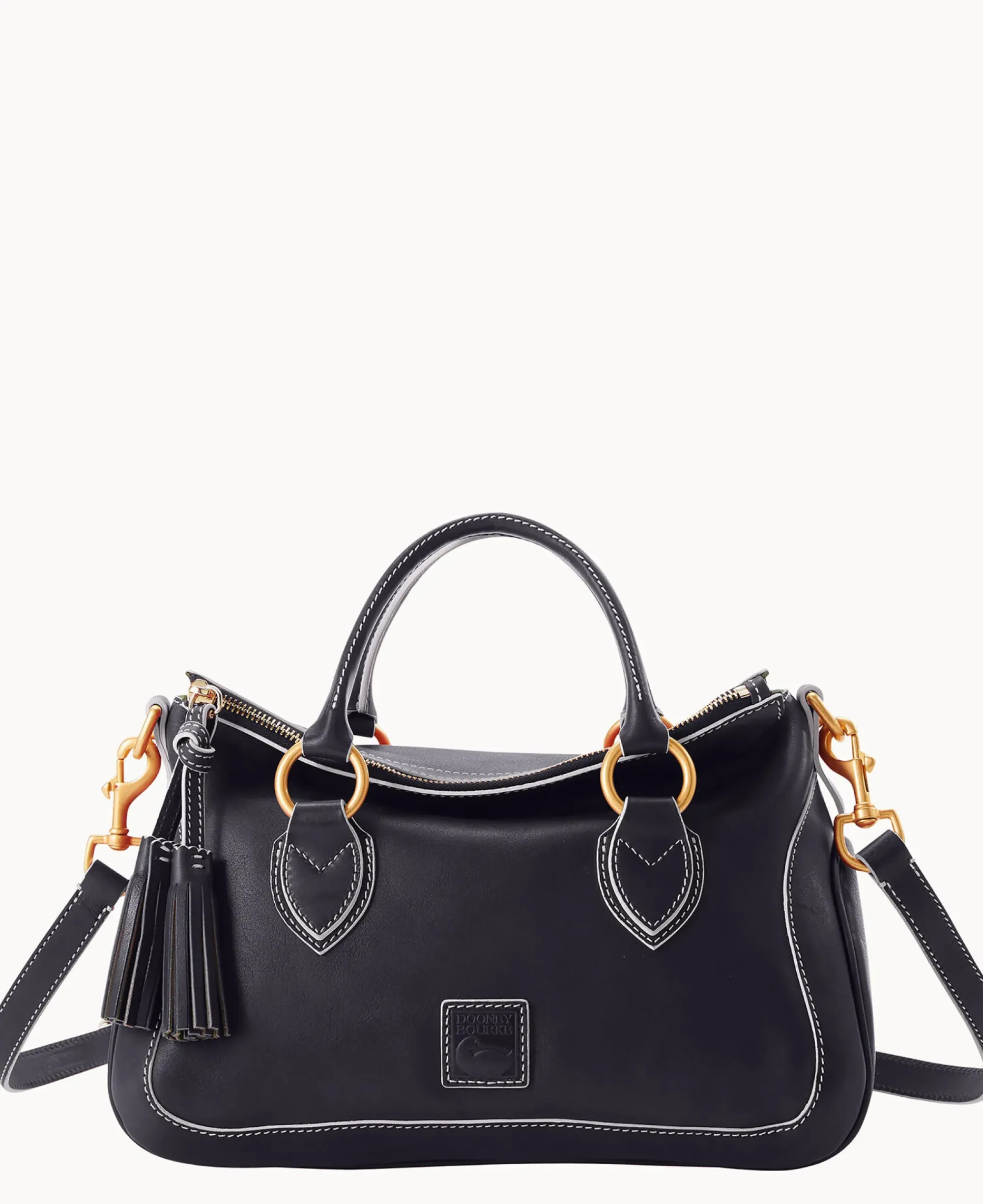 Dooney & Bourke The Florentine Collection|Smooth Leather<Florentine Medium Satchel Navy