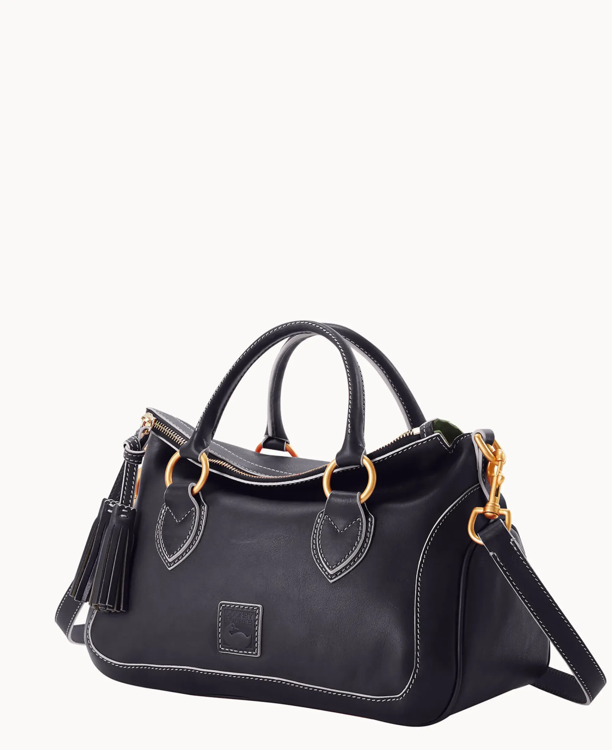 Dooney & Bourke The Florentine Collection|Smooth Leather<Florentine Medium Satchel Navy
