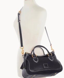 Dooney & Bourke The Florentine Collection|Smooth Leather<Florentine Medium Satchel Navy
