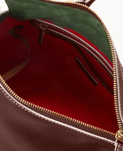 Dooney & Bourke The Florentine Collection|Smooth Leather<Florentine Medium Satchel Chestnut