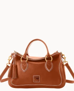 Dooney & Bourke The Florentine Collection|Smooth Leather<Florentine Medium Satchel Natural