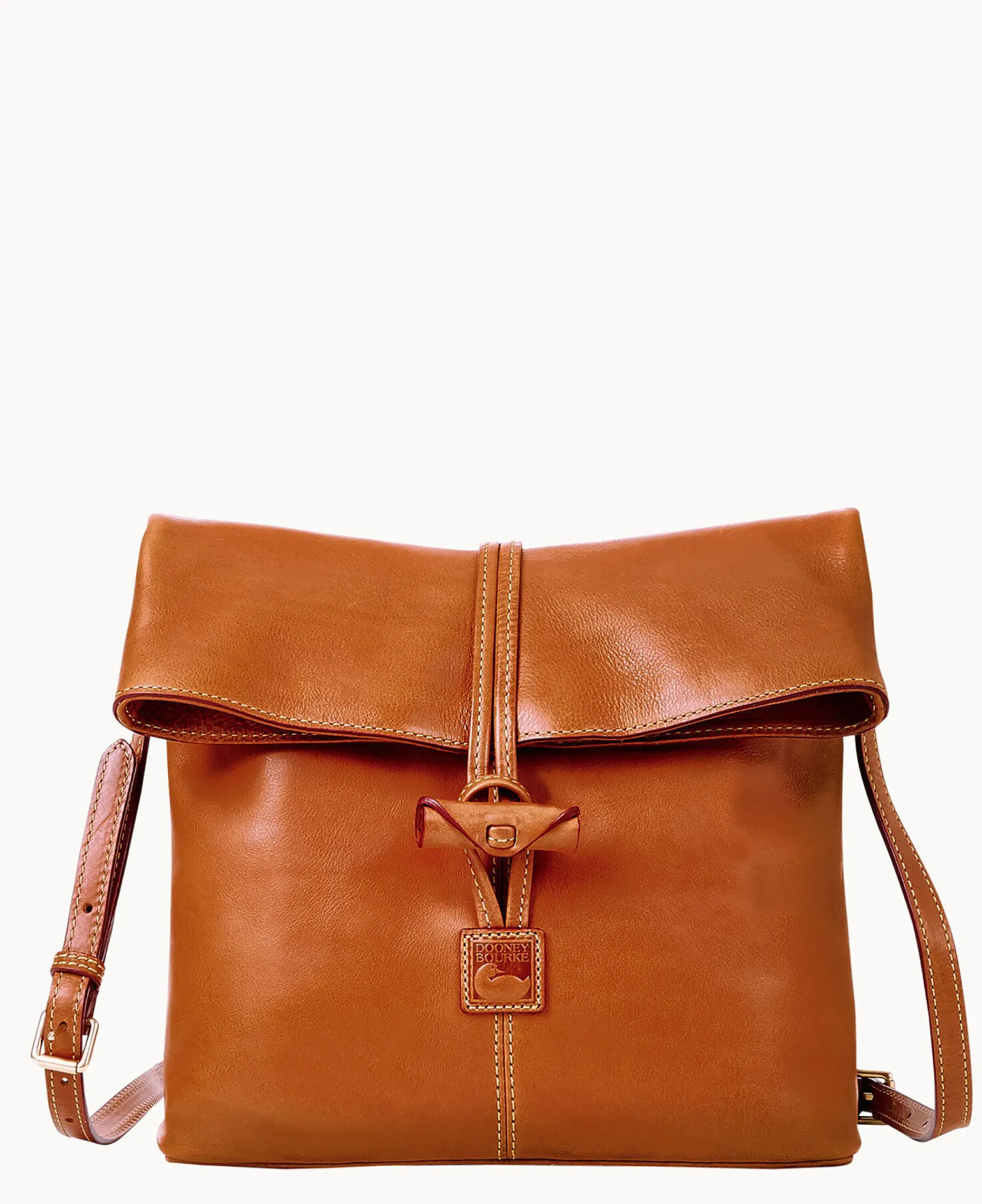 Dooney & Bourke The Florentine Collection|Smooth Leather<Florentine Medium Toggle Crossbody Natural