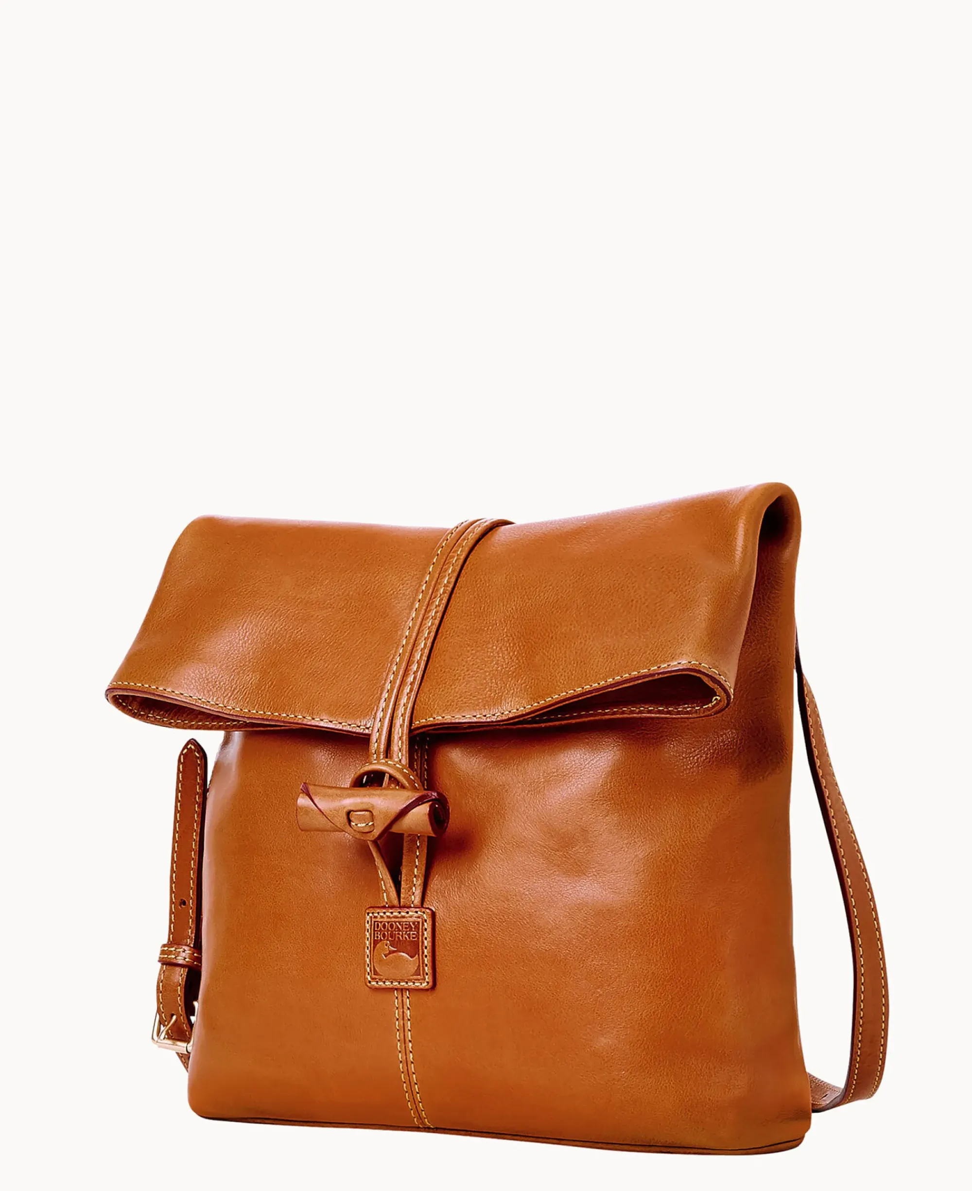 Dooney & Bourke The Florentine Collection|Smooth Leather<Florentine Medium Toggle Crossbody Natural