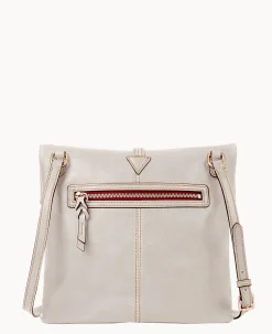 Dooney & Bourke The Florentine Collection|Smooth Leather<Florentine Medium Toggle Crossbody Ecru