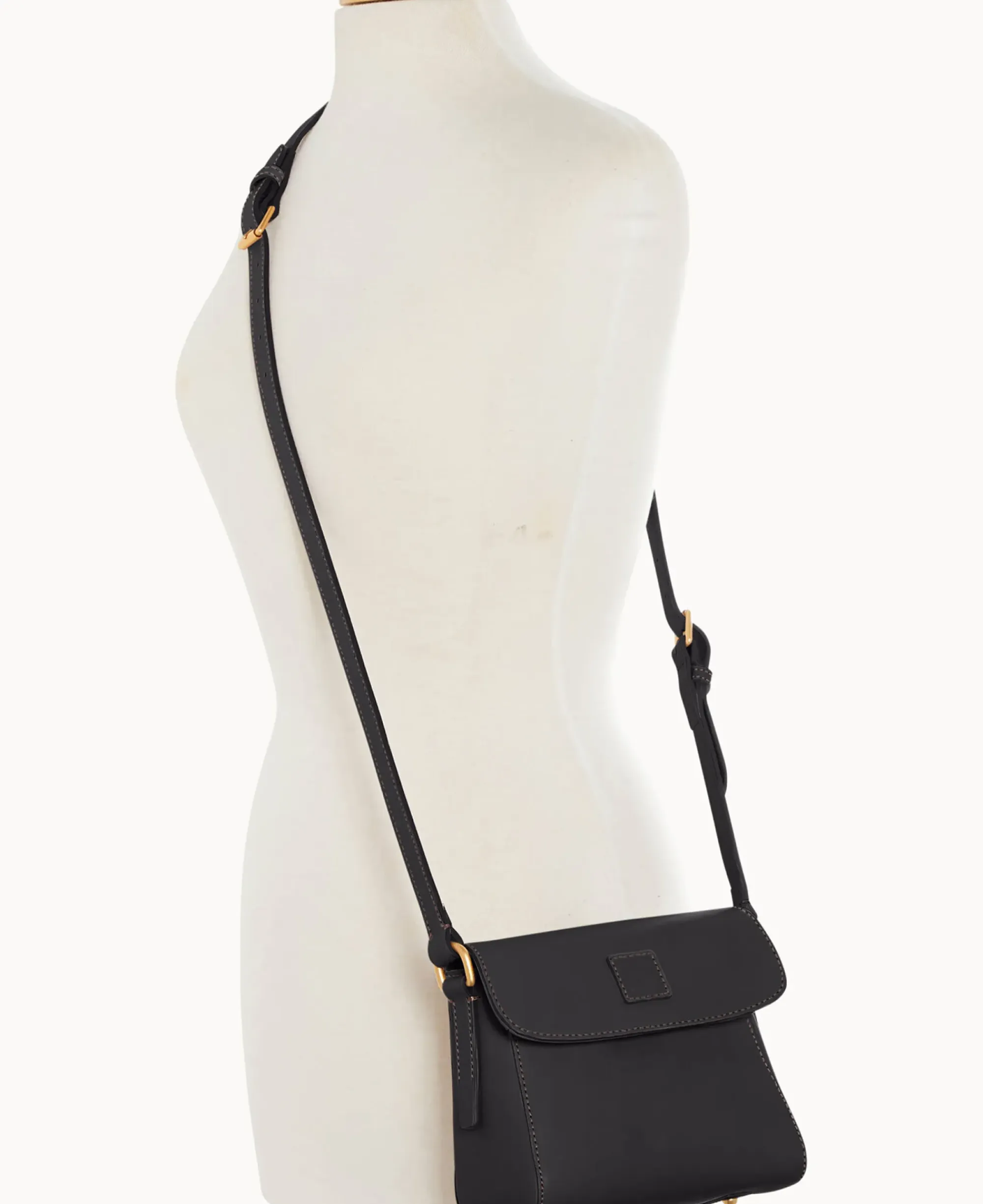 Dooney & Bourke The Florentine Collection|Smooth Leather<Florentine Mini Eliza Crossbody Black Black