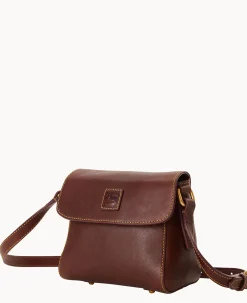 Dooney & Bourke The Florentine Collection|Smooth Leather<Florentine Mini Eliza Crossbody Chestnut