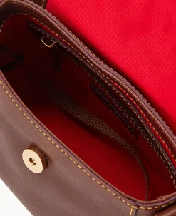 Dooney & Bourke The Florentine Collection|Smooth Leather<Florentine Mini Eliza Crossbody Chestnut