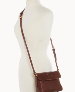 Dooney & Bourke The Florentine Collection|Smooth Leather<Florentine Mini Eliza Crossbody Chestnut