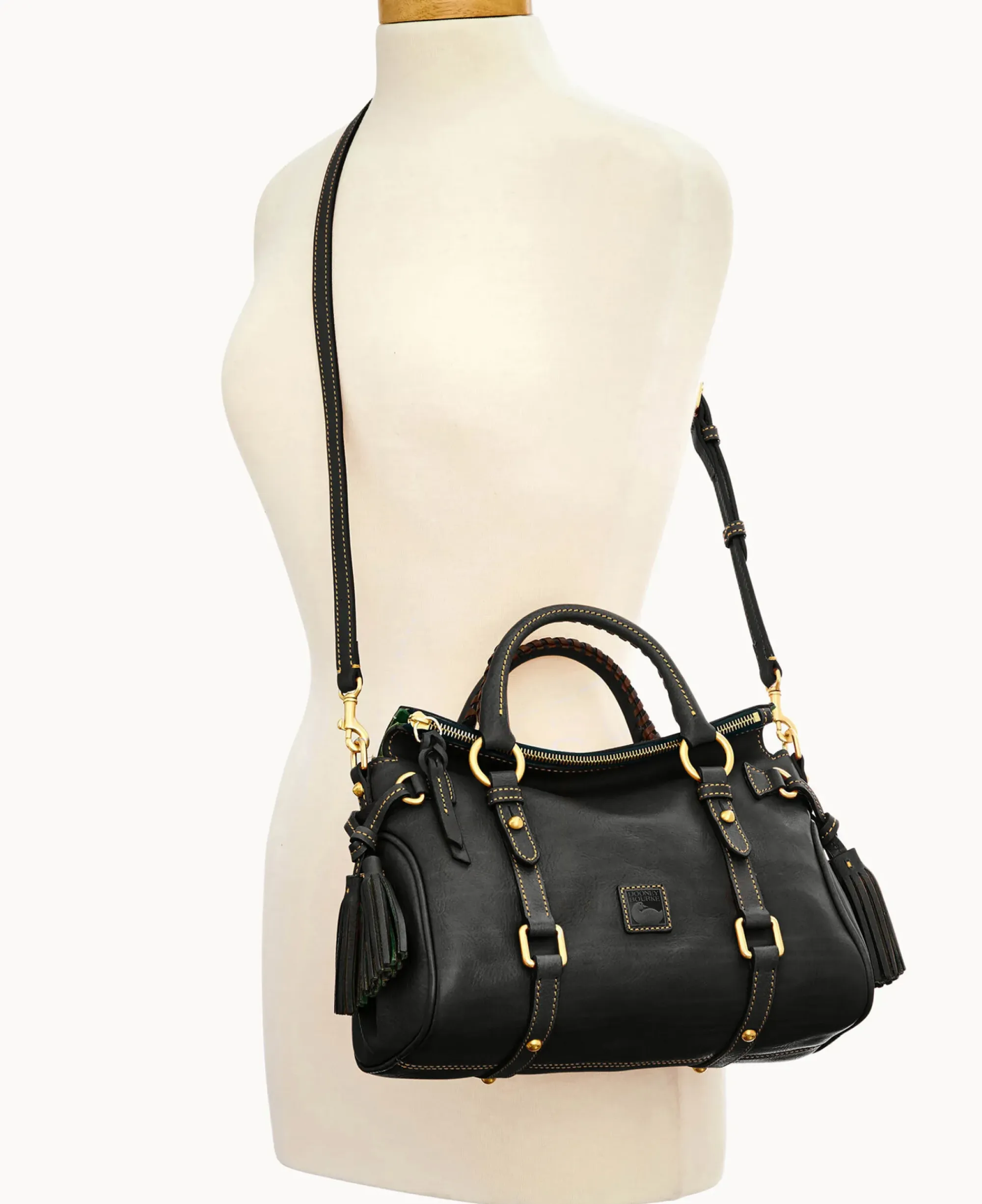 Dooney & Bourke The Florentine Collection|Picnic in the Park<Florentine Mini Satchel Black Black