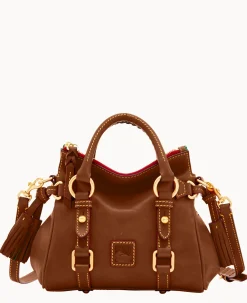 Dooney & Bourke The Florentine Collection|Ready For the Getaway<Florentine Nano Satchel Chestnut